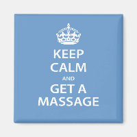 Ruhe behalten und eine Massage erhalten