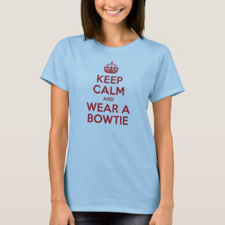 Ruhe behalten und einen Schlips tragen T-Shirt
