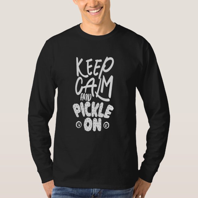 Ruhe behalten und einstechen T-Shirt (Vorderseite)