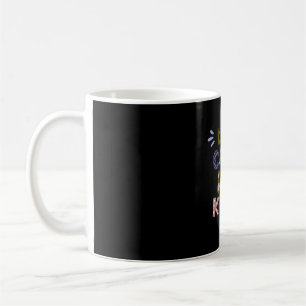 Ruhe behalten und freundlich sein kaffeetasse