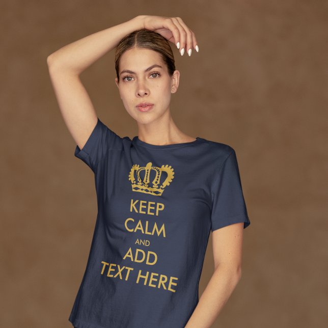 Ruhe behalten und Pickleball spielen T-Shirt (Von Creator hochgeladen)