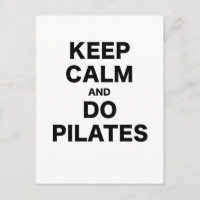 Ruhe behalten und Pilates tun