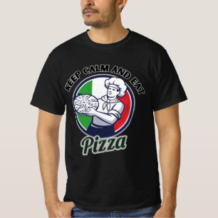 Ruhe behalten und Pizza essen T-Shirt