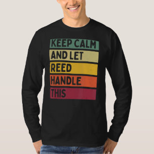 Ruhe behalten und Reed-Handhabung dieses Retro-Zit T-Shirt