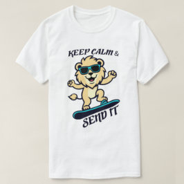 Ruhe behalten und schicken T-Shirt