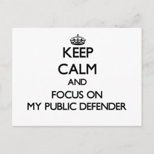 Ruhe behalten und sich auf meinen öffentlichen Ver Postkarte
