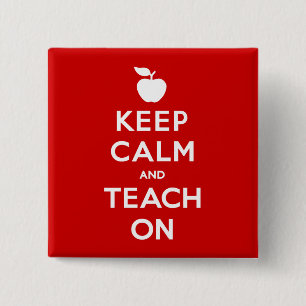 Ruhe behalten und Teach On Button