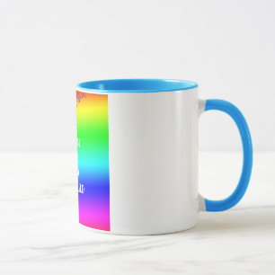 Ruhe behalten und verheiratete Black Ringer-Tasse Tasse