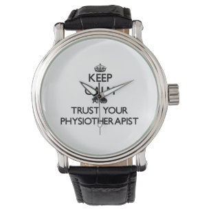 Ruhe behalten und Vertrauen Sie Ihrem Physioarapis Armbanduhr