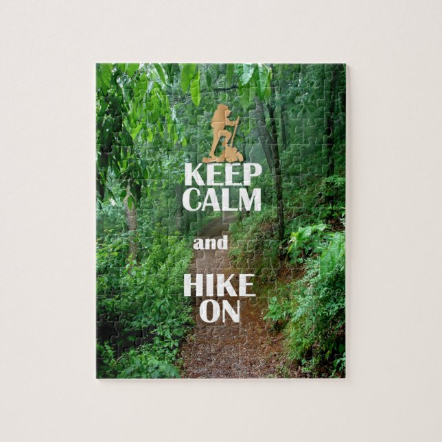 Ruhe behalten und Wandern Puzzle (Vertikal)