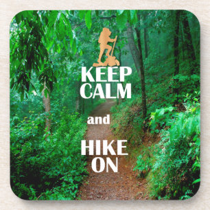 Ruhe behalten und Wandern Untersetzer