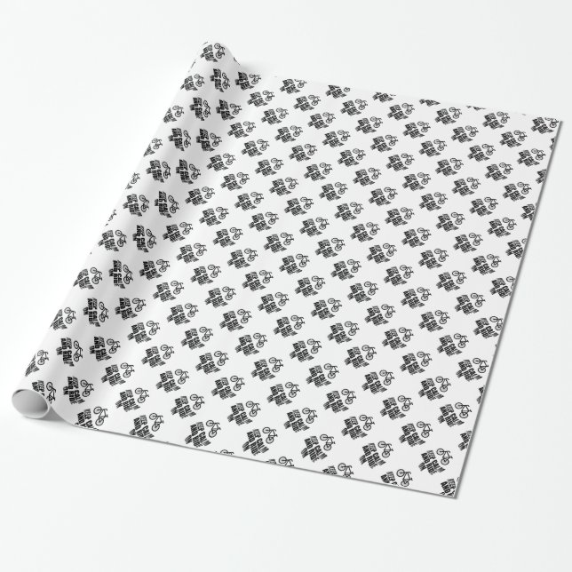 Ruhe behalten und weiterfahren geschenkpapier (Ungerollt)