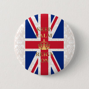 Ruhe behalten und zu regieren button