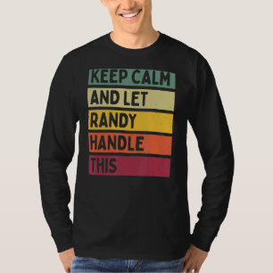Ruhe behalten und zufällig Gelassen Umgang mit die T-Shirt