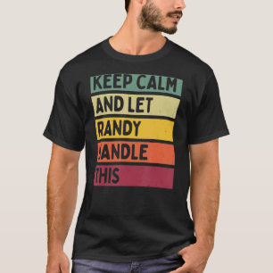 Ruhe behalten und zufällig Gelassen Umgang mit die T-Shirt