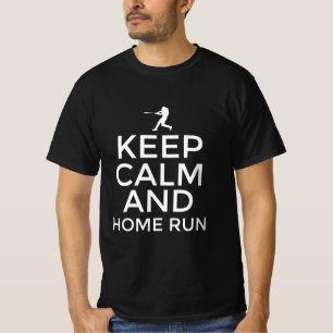 Ruhe behalten und Zuhause laufen T-Shirt
