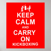 Ruhe bewahren und Kickboxen befördern