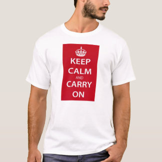 Ruhe bewahren und weiter fahren T-Shirt