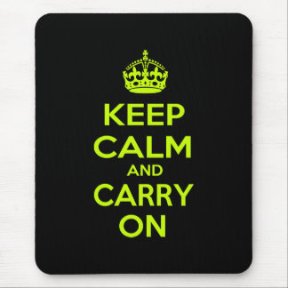 Ruhe bewahren und weiterfahren mousepad