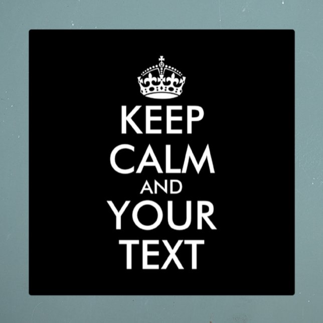 Ruhe bewahren und weitermachen - Ihre eigene Kraft Aufkleber (Von Creator hochgeladen)