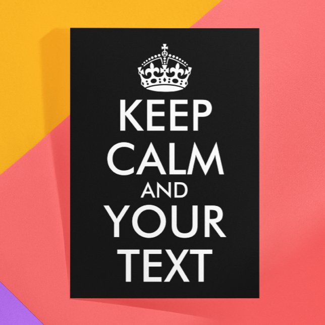 Ruhe bewahren und weitermachen - Ihre eigene Kraft Dankeskarte (Von Creator hochgeladen)