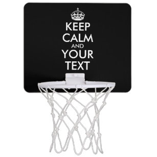 Ruhe bewahren und weitermachen - Ihre eigene Kraft Mini Basketball Netz