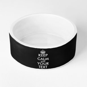 Ruhe bewahren und weitermachen - Ihre eigene Kraft Napf