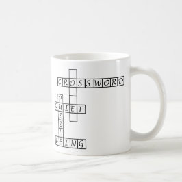 Ruhe-bitte - Kreuzworträtsel Tasse