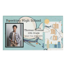 Ruhe bleibe, Fokus Bleibe und über den Themenberei Namenschild