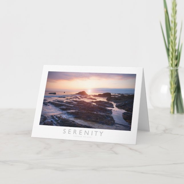 Ruhe Dankeskarte (Vorderseite)