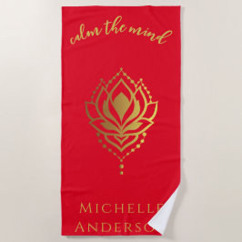 Ruhe Das Mini-Strandtuch Strandtuch