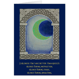 Ruhe-Dreiergruppenkarte