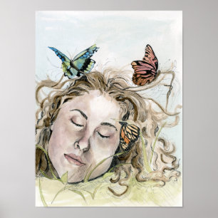 Ruhe, Druck Poster