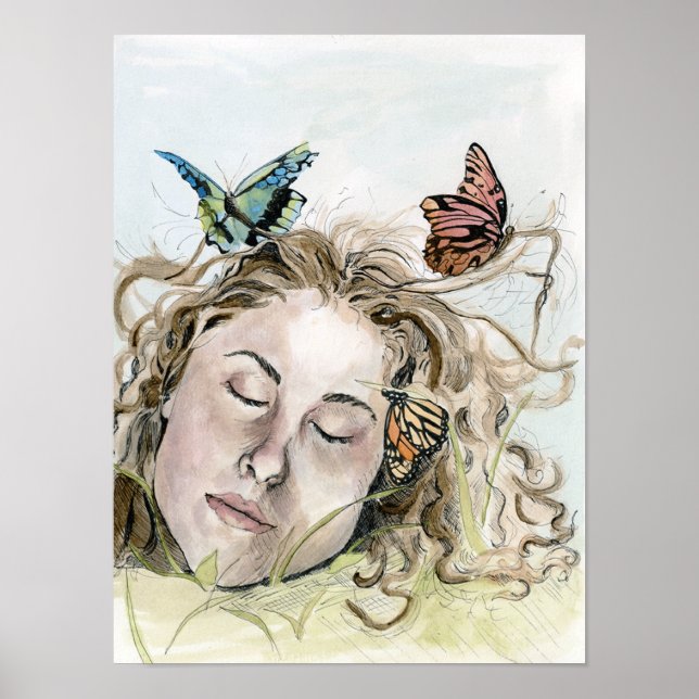 Ruhe, Druck Poster (Vorne)