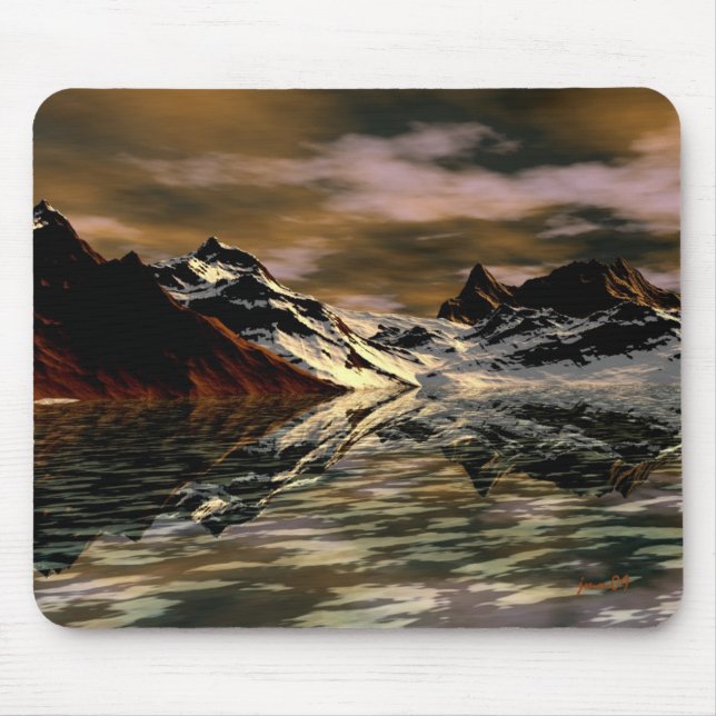 Ruhe-Durchlauf Mousepad (Vorne)