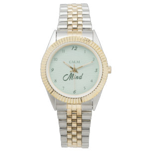 Ruhe Geist Wohlbefinden Armbanduhr
