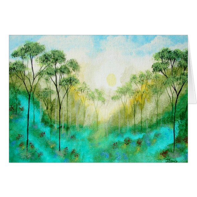 Ruhe-Gruß-Anmerkungs-Karte von der ursprünglichen (Vorderseite (Horizontal))