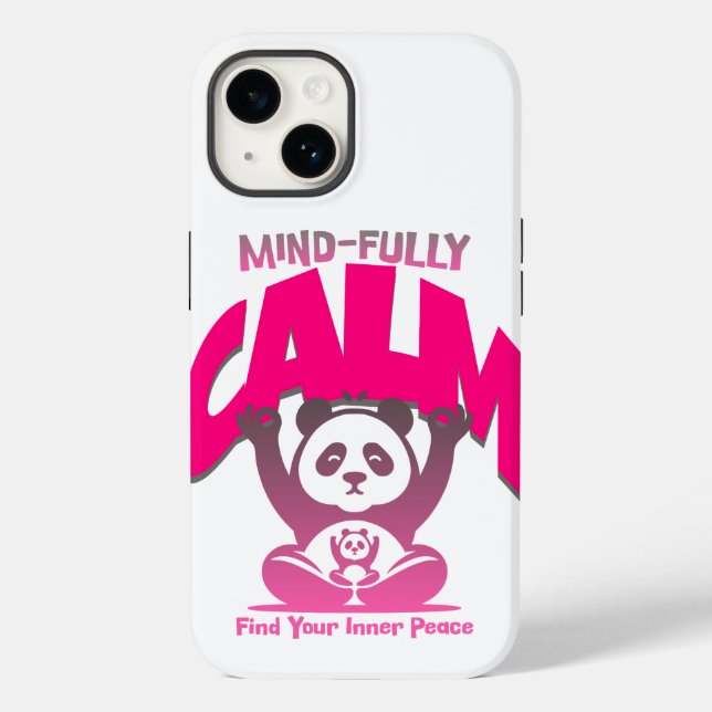 Ruhe, Herz - genau wie ein friedlicher Panda Case-Mate iPhone Hülle (Rückseite)