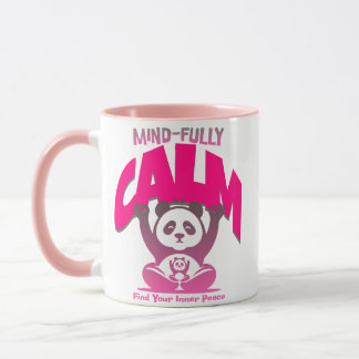 Ruhe, Herz - genau wie ein friedlicher Panda Tasse