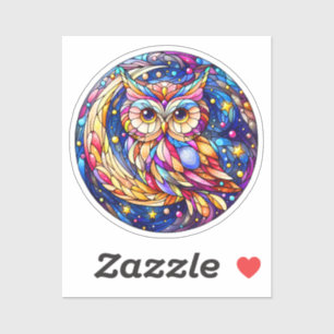 Ruhe im Glas Ein festes Glas Aufkleber