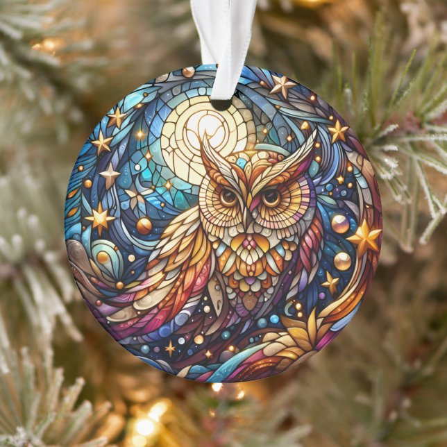 Ruhe im Glas Ein festes Glas Ornament (Baum)