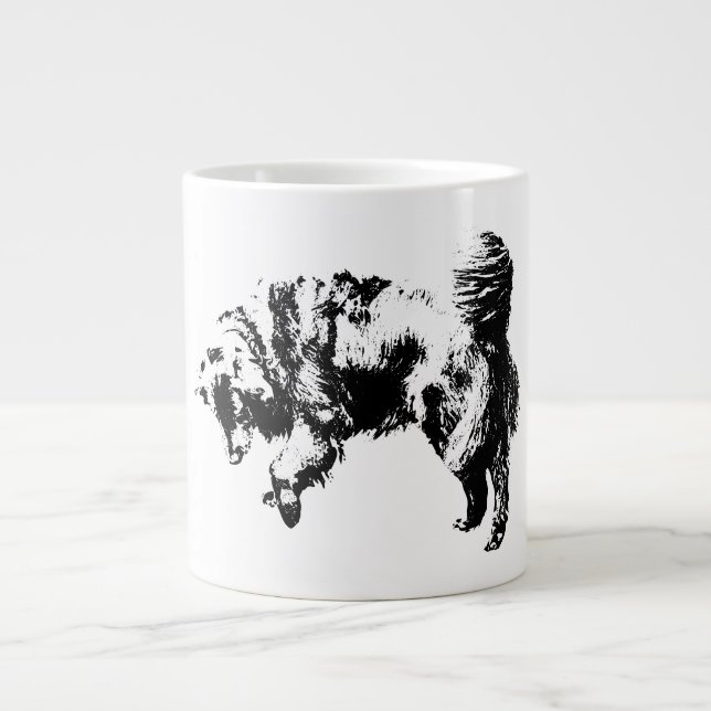 Ruhe im Oktober Jumbo-Tasse (Vorderseite)