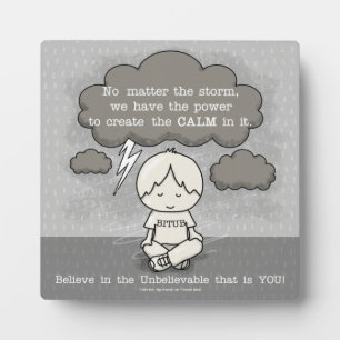 Ruhe im Sturm Fotoplatte