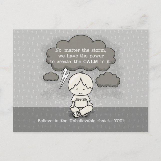 Ruhe im Sturm Postkarte (Vorderseite)