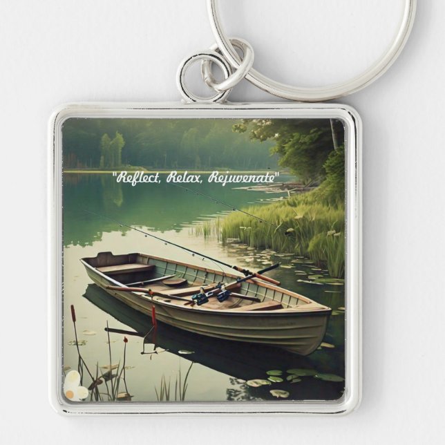 "Ruhe im Wasser" Schlüsselanhänger (Vorne)