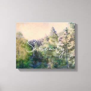 Ruhe in der Natur Pinienwälder Landschaft Leinwanddruck