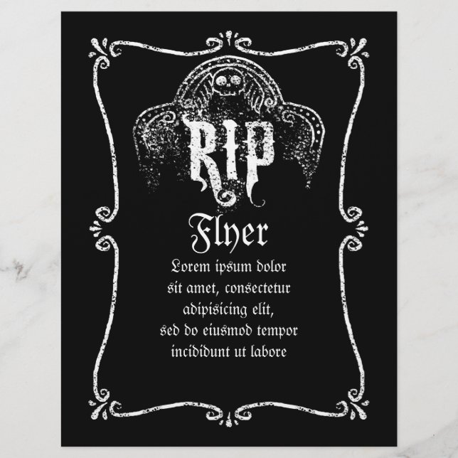 Ruhe in Frieden Flyer (Vorne)