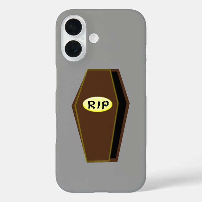 Ruhe in Frieden Halloween Sarg des Verderbens Case-Mate iPhone Hülle (Rückseite)