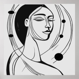 Ruhe in Linien: Zeitgenössischer Minimalismus Poster