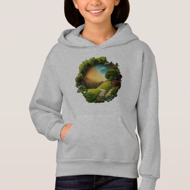 Ruhe in Nature Hoodie (Vorderseite)